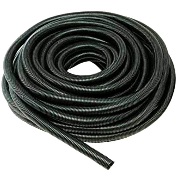 Xscorpion 3/8" Split Wire Loom – Black Conduit Tubing For Car/Home/Boat – 100 Ft Roll